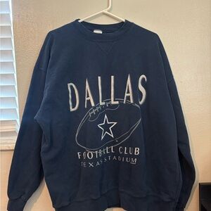 90s Dallas Football Club Navy Blue Sweater